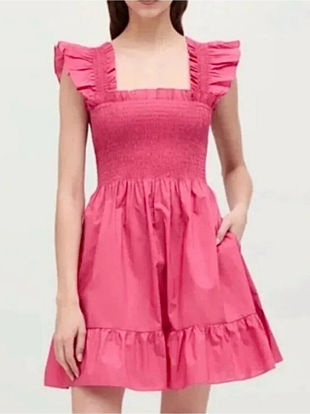 Hill House Home Elizabeth Mini Nap Dress Lipstick Pink Medium